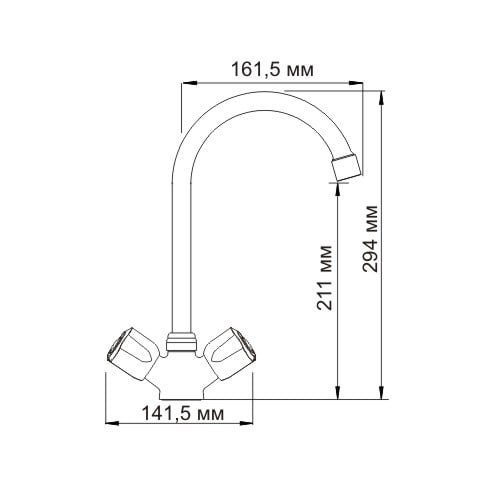 Смеситель для кухни WasserKRAFT Amper 2907