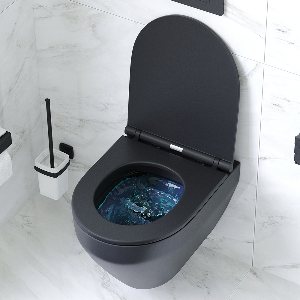 Подвесной унитаз безободковый с сиденьем микролифт Am.Pm Spirit V2.0 C701700MBSC