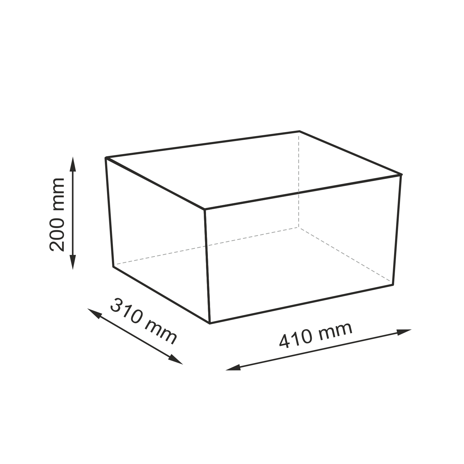 Корзина для белья WasserKRAFT Aisch WB-550-L