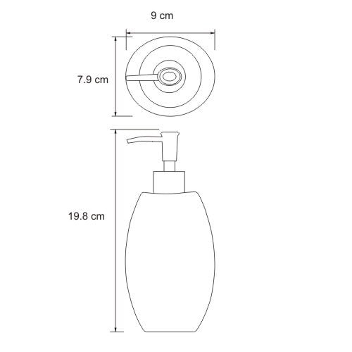 Дозатор для жидкого мыла WasserKRAFT WERRA 8299