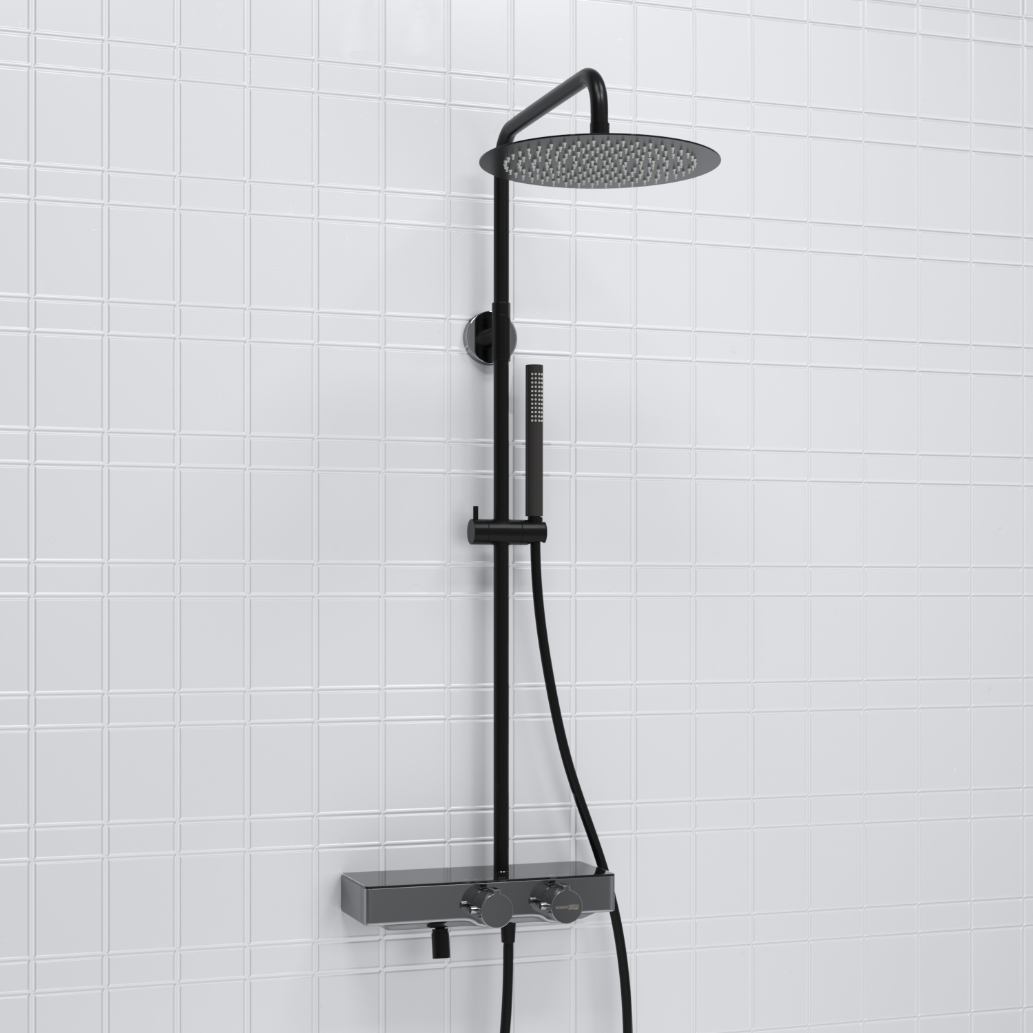 Душевая система WasserKRAFT A114.160.217.CB Thermo