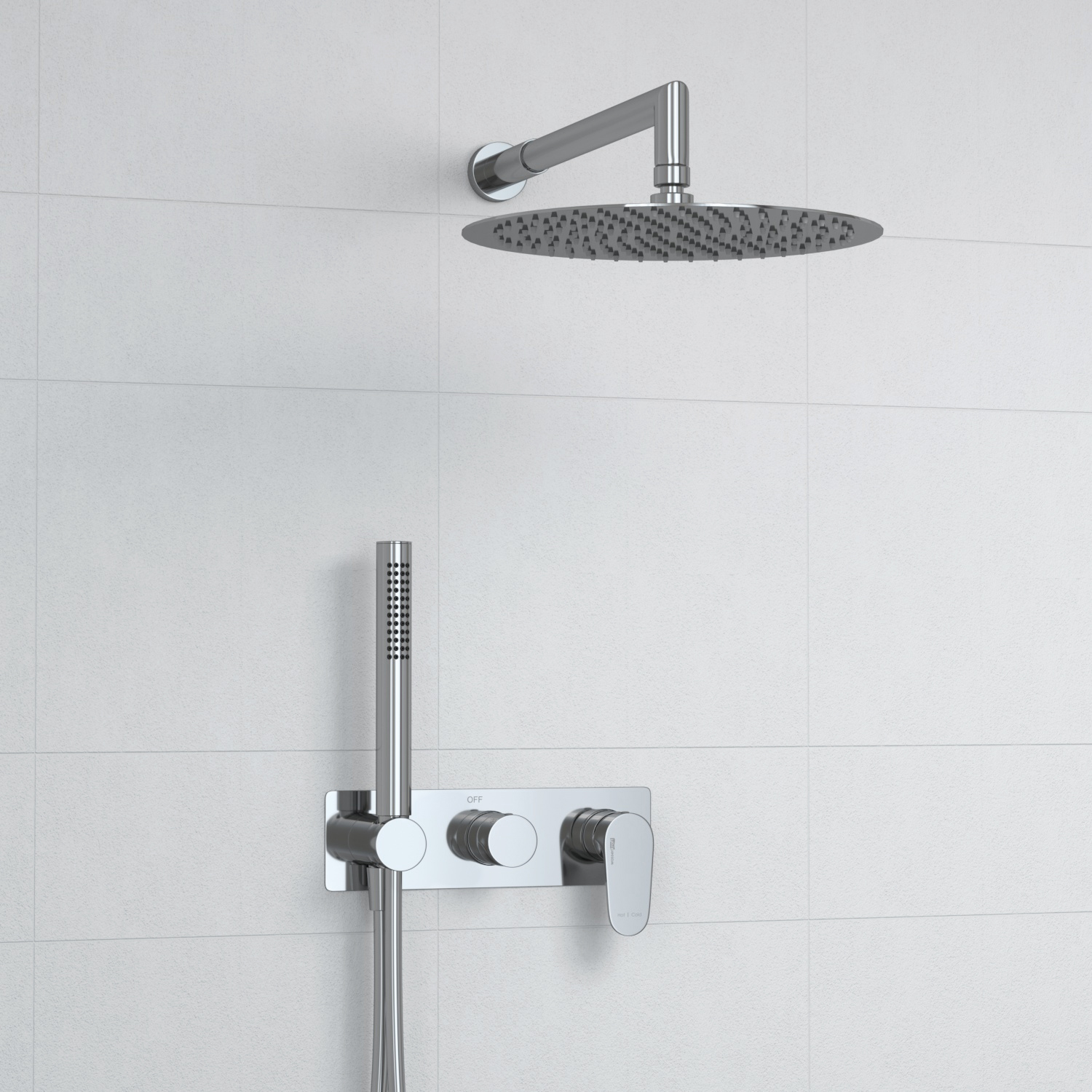 Душевая система с термостатом WasserKRAFT Dinkel 5800 A16116, хром