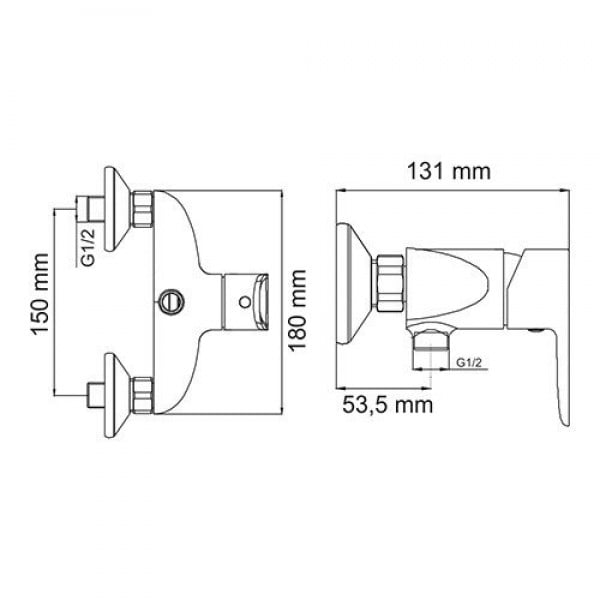 Смеситель для душа WasserKRAFT Leine 3502