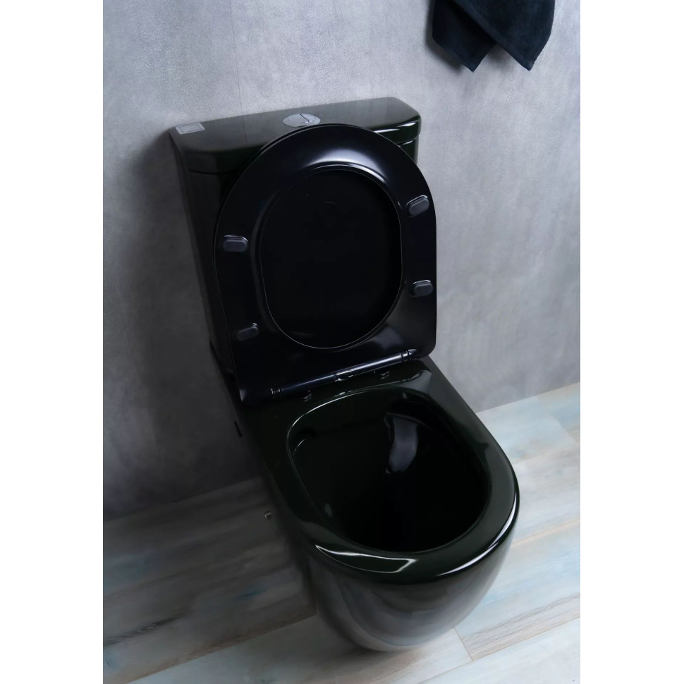 Напольный унитаз с бачком безободковый Gid Tr2177BL