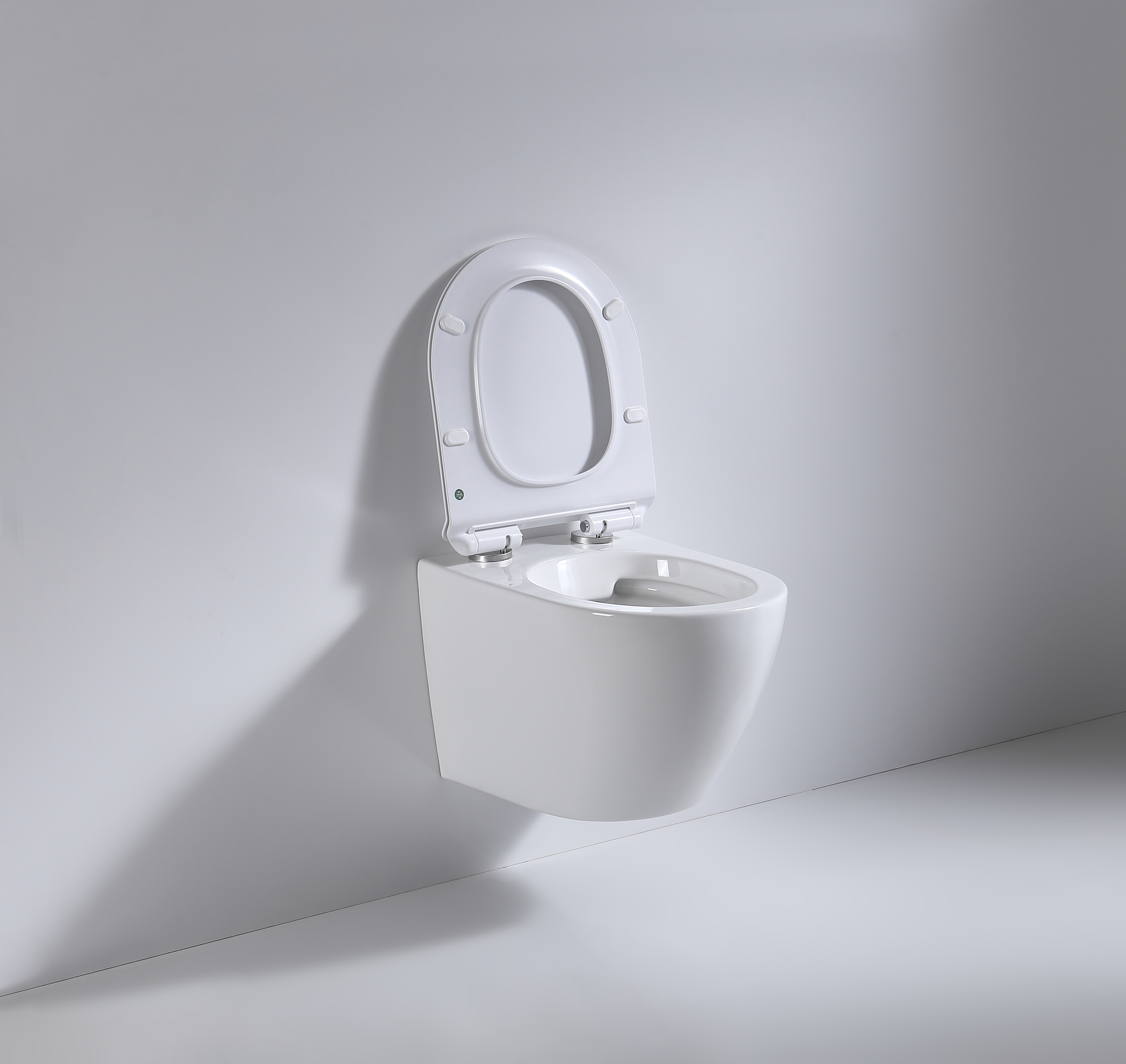Подвесной безободковый унитаз с сиденьем микролифт beWash Minimal BKWHR003480