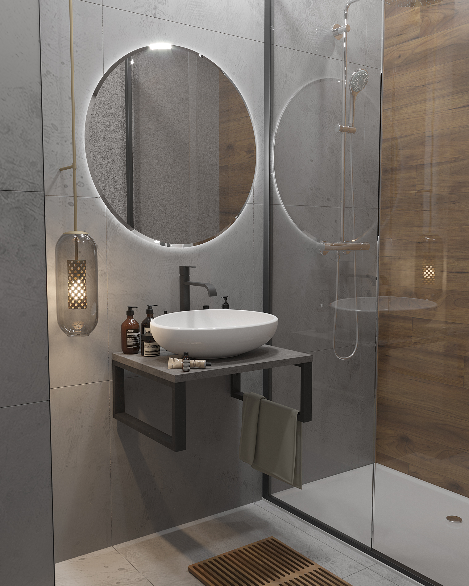 Столешница 1Marka Grunge Loft 60 Ц0000001585