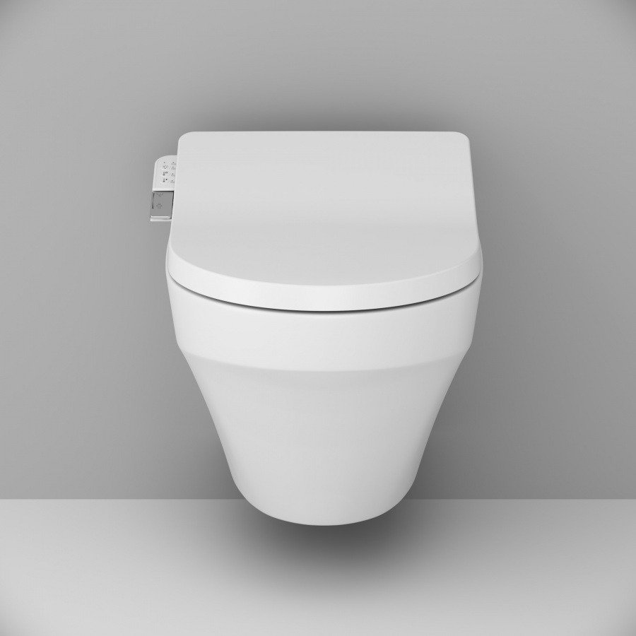 Электронная крышка-биде для унитаза с микролифтом Am.Pm Clean Care CCC7853WH