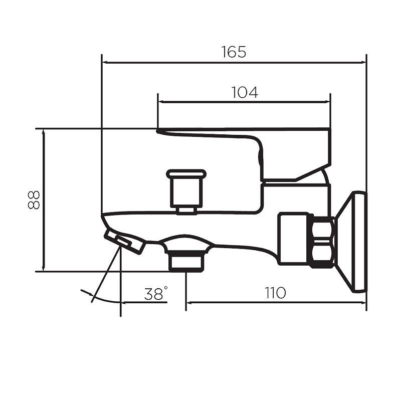 Набор смесителей 3 в 1 Dorff Prime D4094036