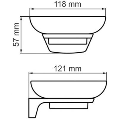 Мыльница  WasserKRAFT Elbe K-7229