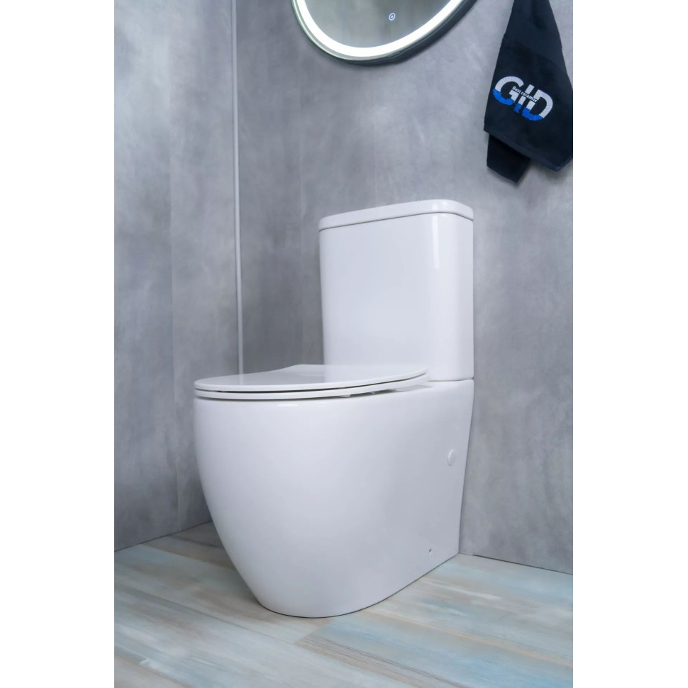 Напольный унитаз с бачком безободковый Gid Tr2177