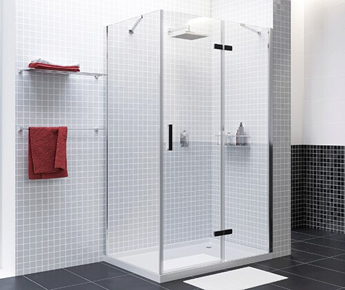 Душевой уголок (120х80) WasserKRAFT Aller 10H06RBLACK MATT