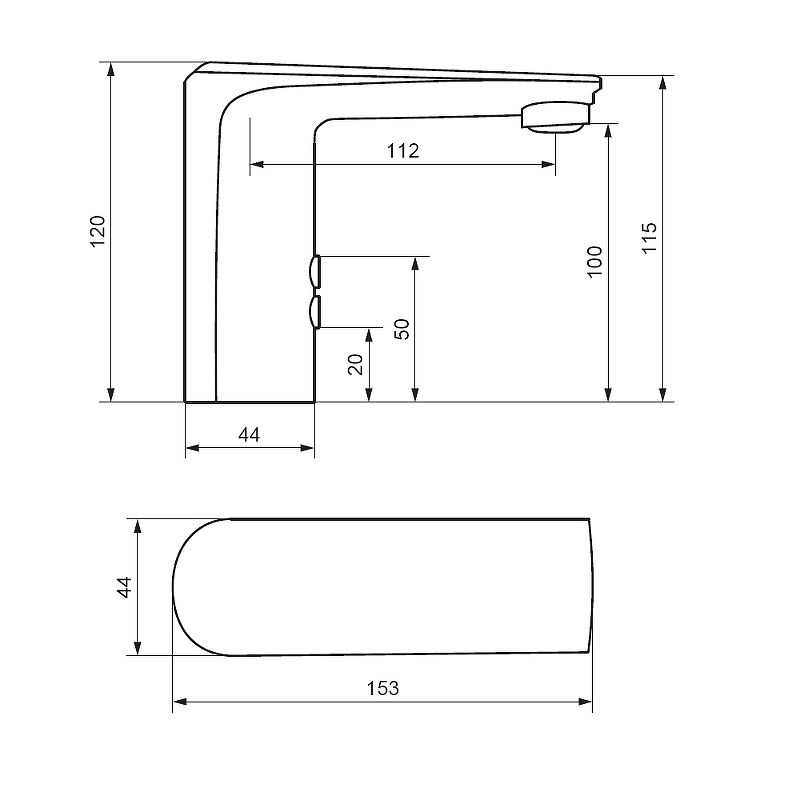 Смеситель для раковины Damixa Jupiter 770290300
