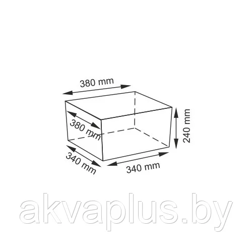 Плетеная корзина для белья  WasserKRAFT Lossa WB-880-L