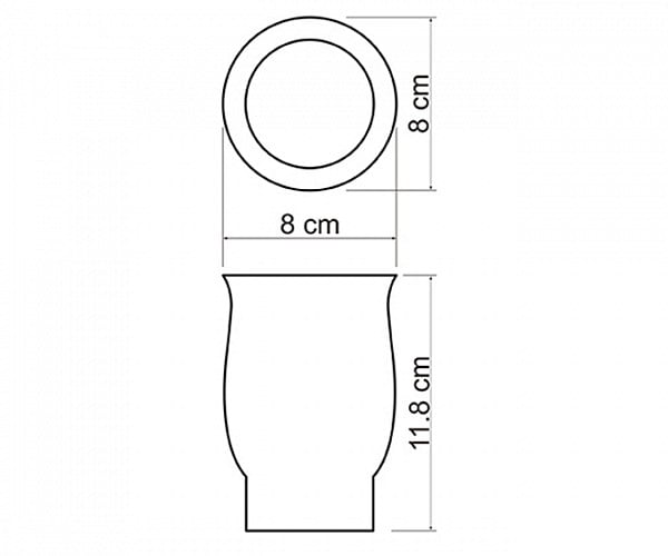 Запасной стакан WasserKraft K-C184