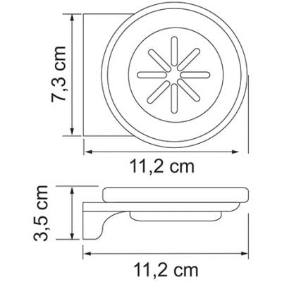 Мыльница  WasserKRAFT Kammel K-8329WHITE
