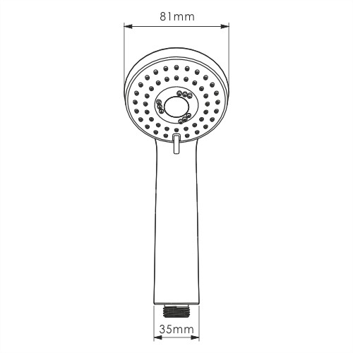 Ручной душ WasserKRAFT Wern A120