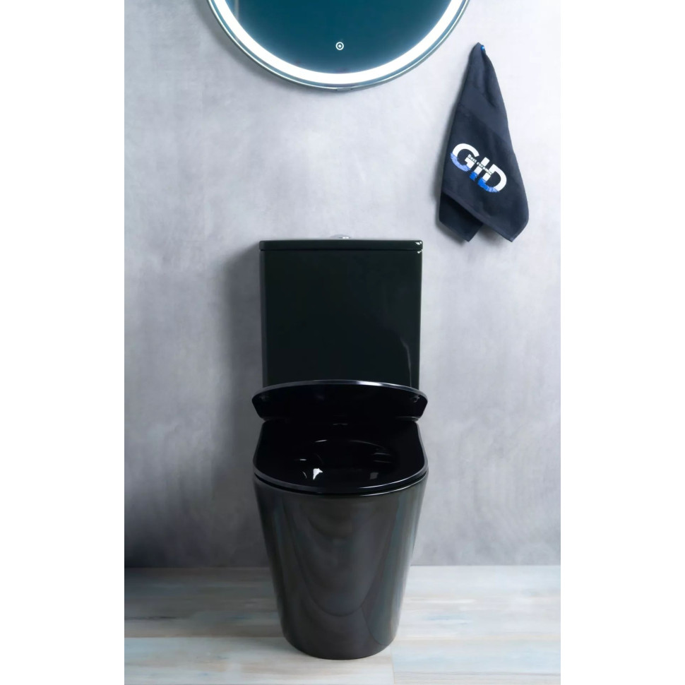 Напольный унитаз с бачком безободковый Gid Tr2179BL