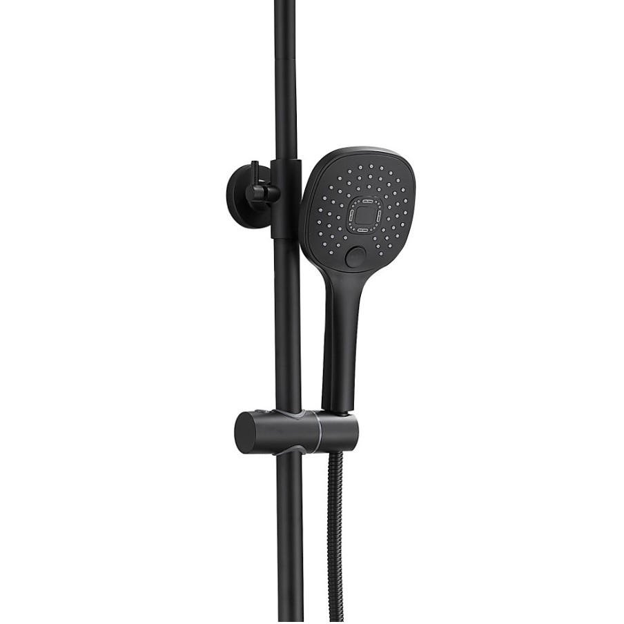 Душевая система с изливом  BELZ B24533-7, черный