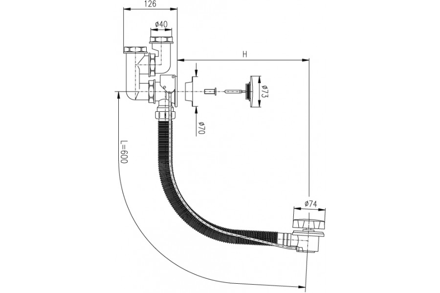 Сточный комплект RAV-Slezak RIHO MD0471