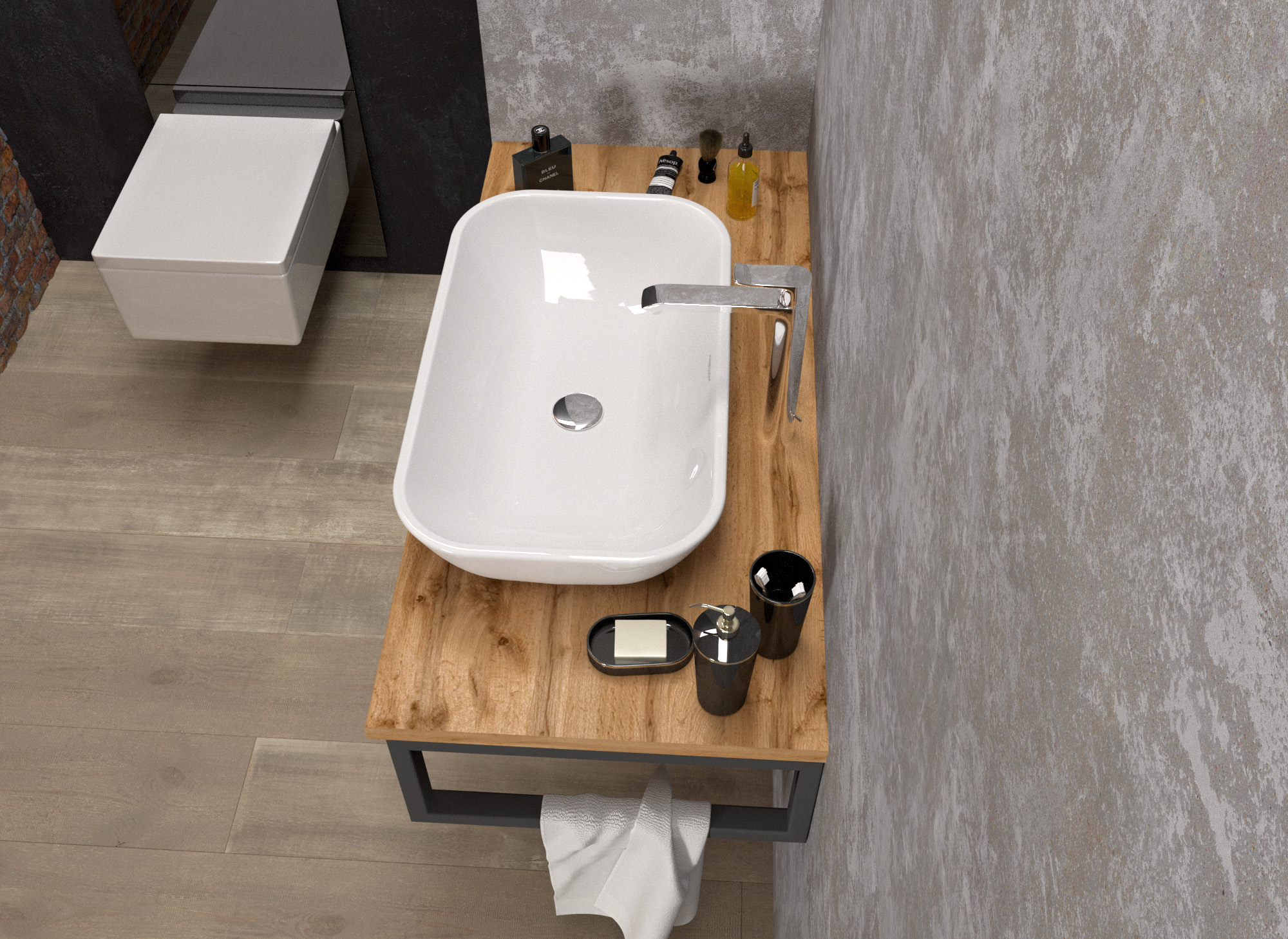 Столешница 1Marka  Grunge Loft 70 Ц0000015936