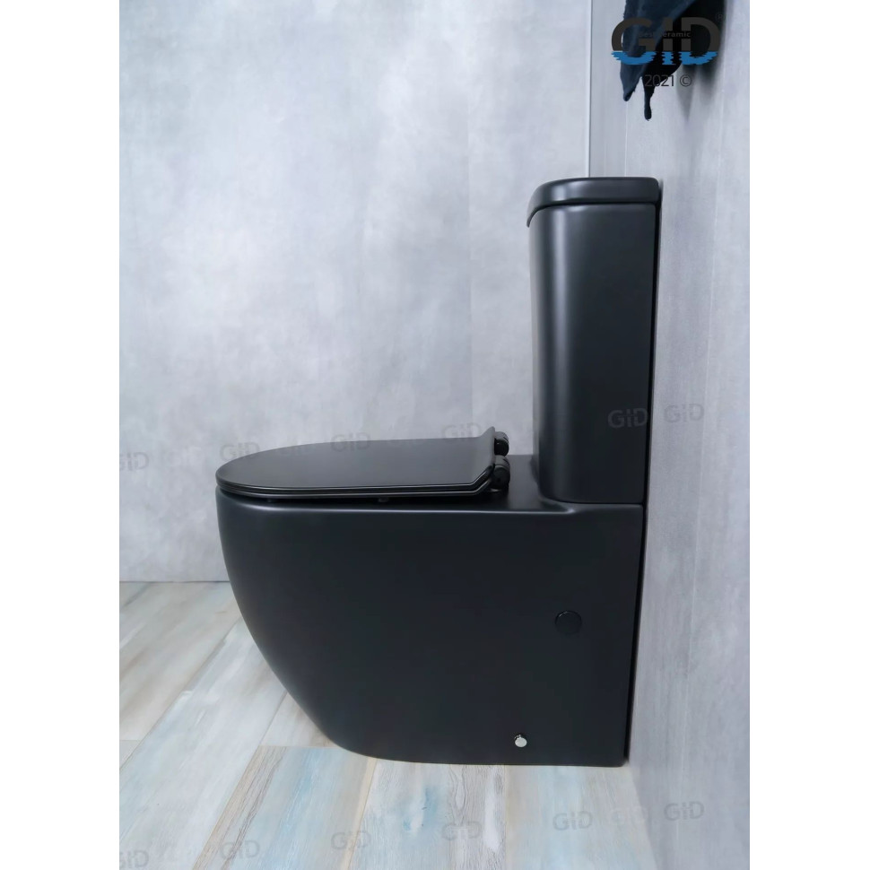 Напольный унитаз с бачком безободковый Gid Tr2177BM