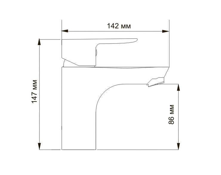 Смеситель для раковины WasserKRAFT Leine 3503