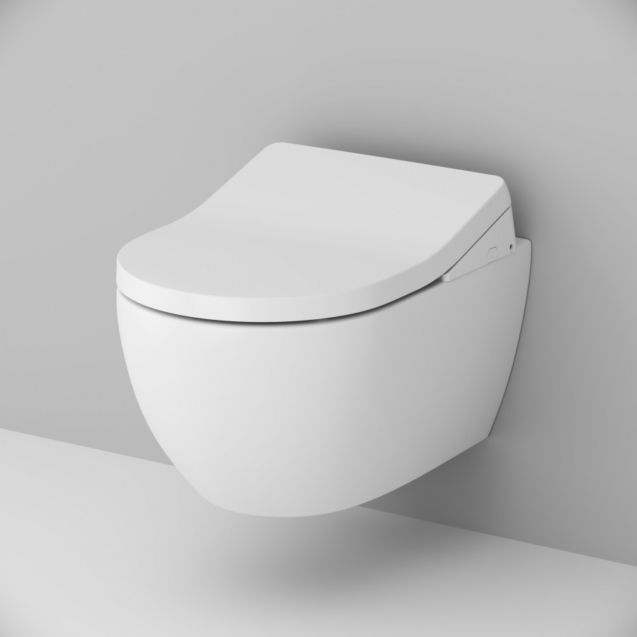 Электронная крышка-биде для унитаза с микролифтом Am.Pm Clean Care CCC7853WH