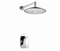 Встраиваемый комплект для душа с верхней душевой насадкой Wasserkraft A12030 SET293