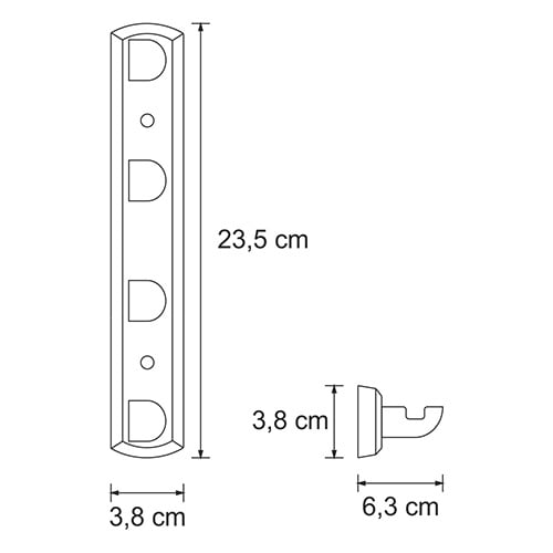 Крючок настенный WasserKRAFT Kammel K-8374WHITE
