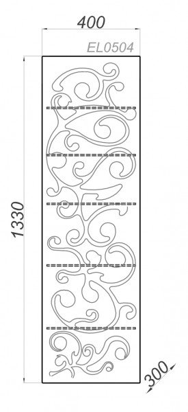 Пенал Aqwella Clarberg Elegance 40 EL0504GL, золото