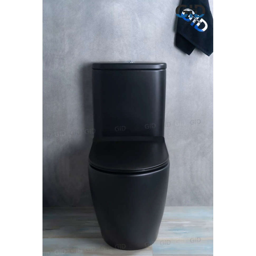 Напольный унитаз с бачком безободковый Gid Tr2177BM