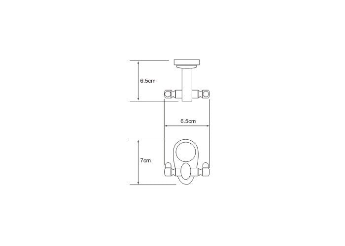 Крючок двойной WasserKraft Main 9223