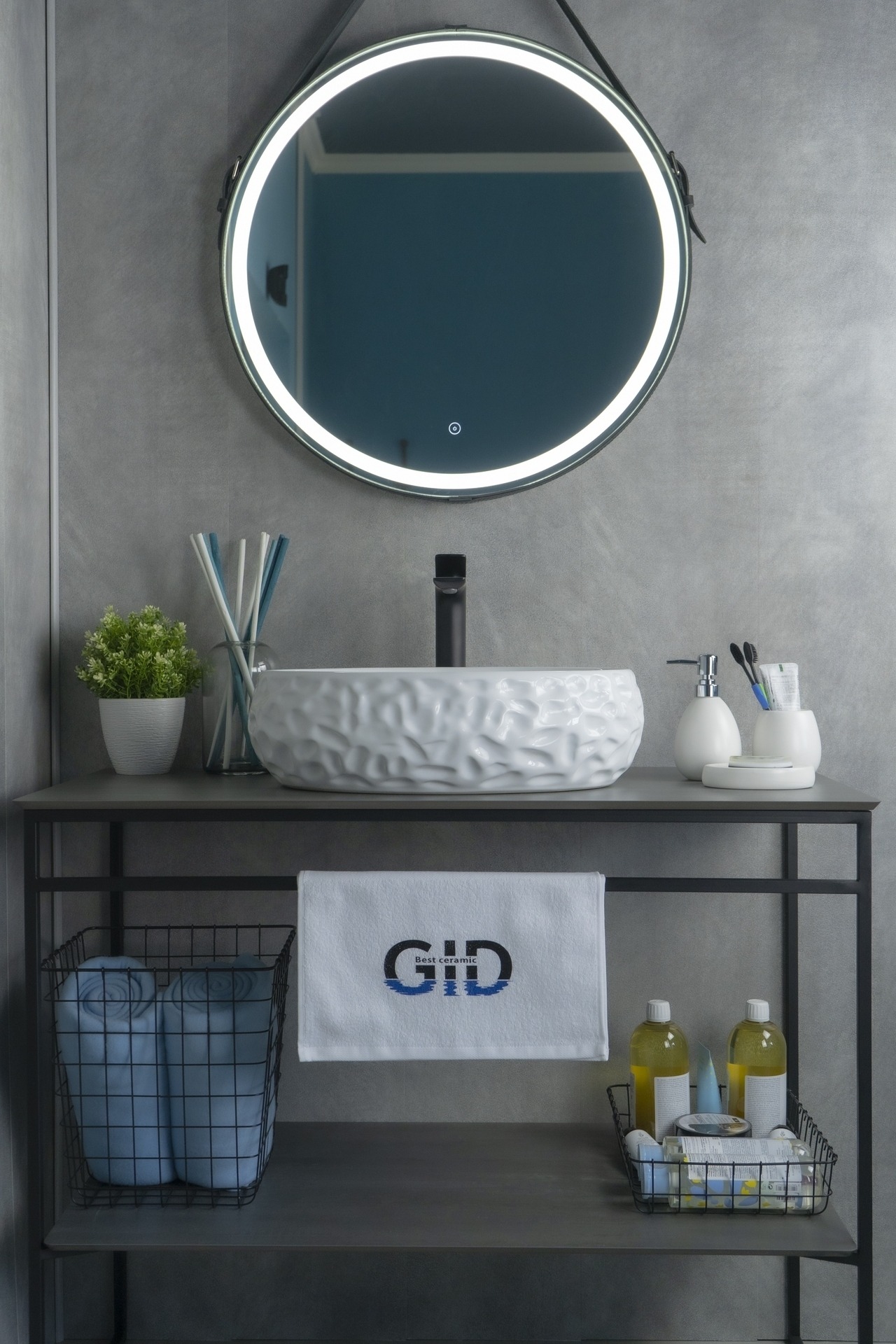 Раковина накладная (48х34) Gid 9030wf