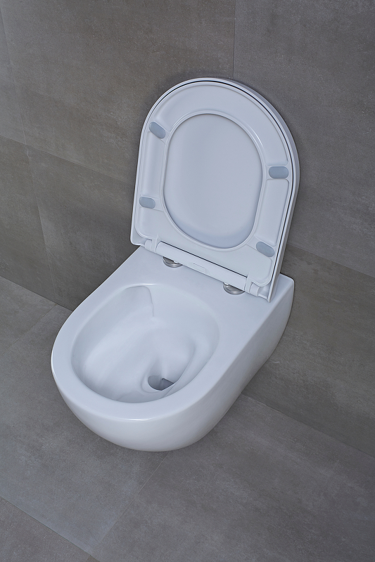 Подвесной безободковый унитаз с сиденьем микролифт beWash Bogen 88393201