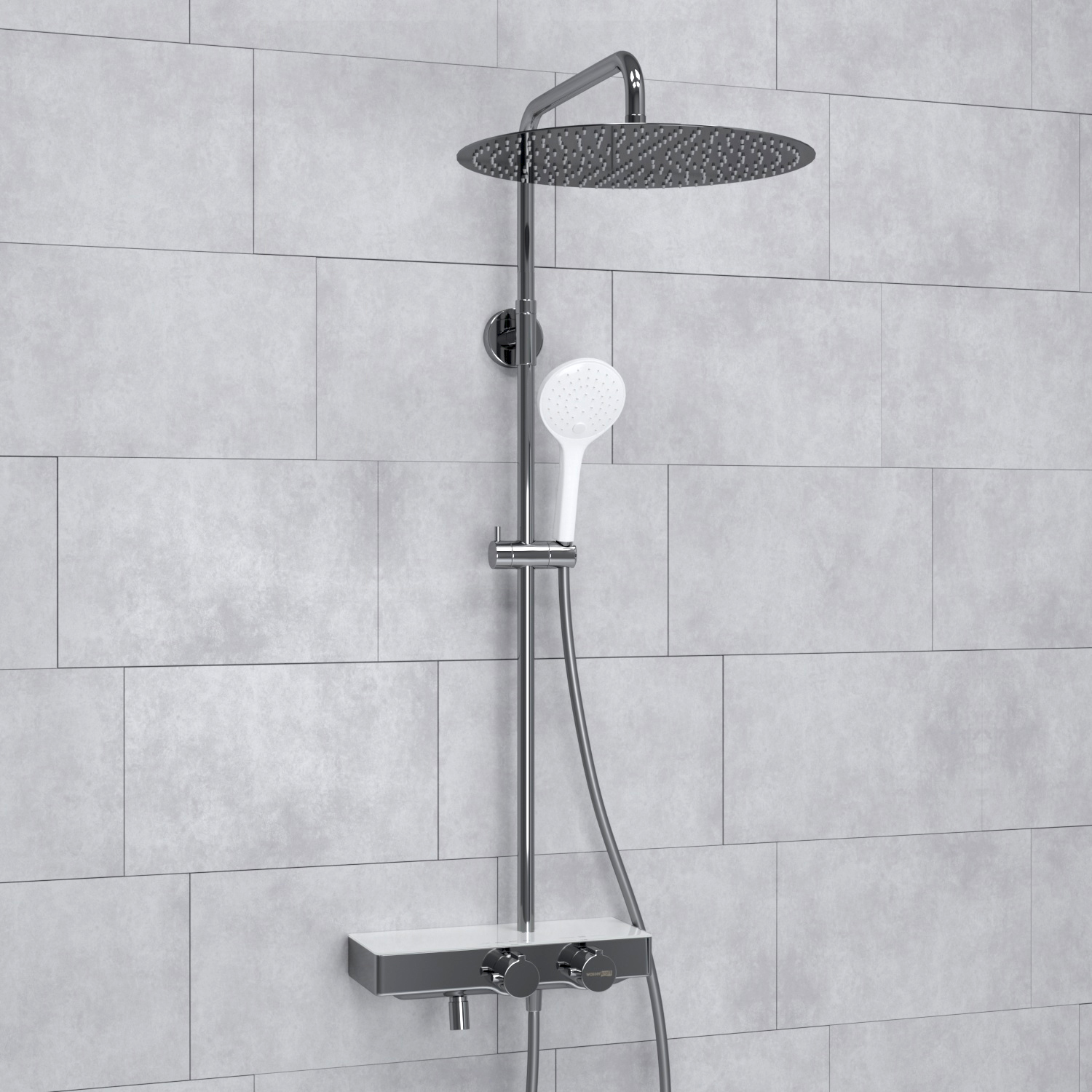 Душевая система WasserKRAFT A113.117.155.CH Thermo