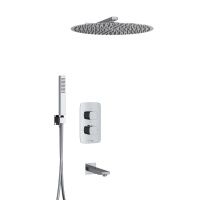 Душевая система с термостатом WasserKRAFT Thermo A178644, хром