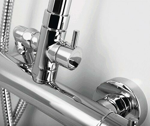 Душевая система с термостатическим смесителем WasserKRAFT A13302 Thermo