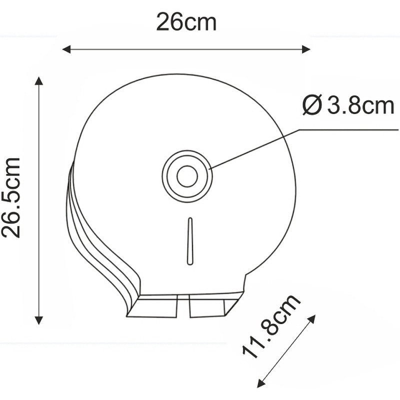 Диспенсер туалетной бумаги WasserKRAFT K-10025