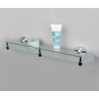 Полка стеклянная с бортиком WasserKRAFT Isen K-4024