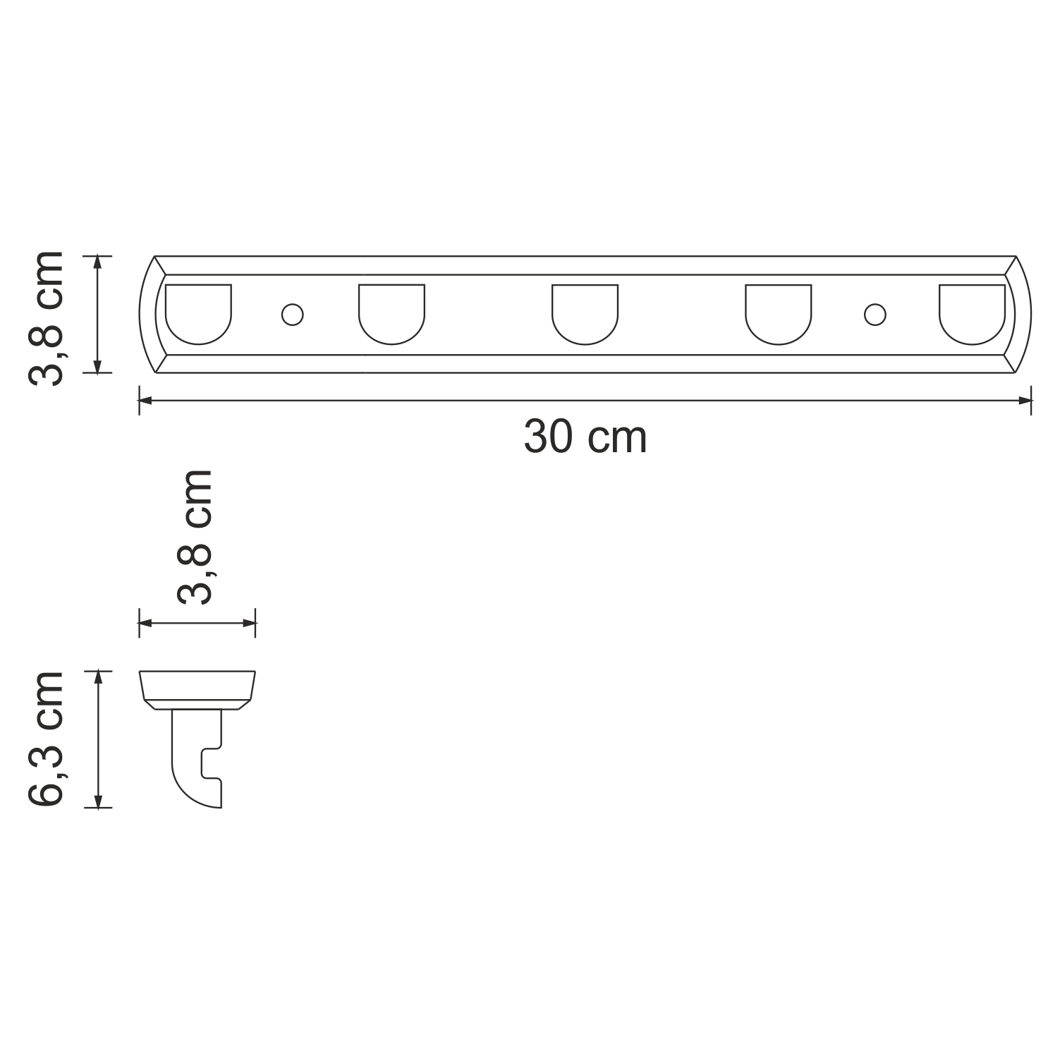 Крючок настенный WasserKRAFT Kammel K-8375