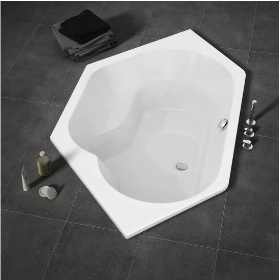 Ванна акриловая Riho Winnipeg Plug & Play (145х145) B010011005