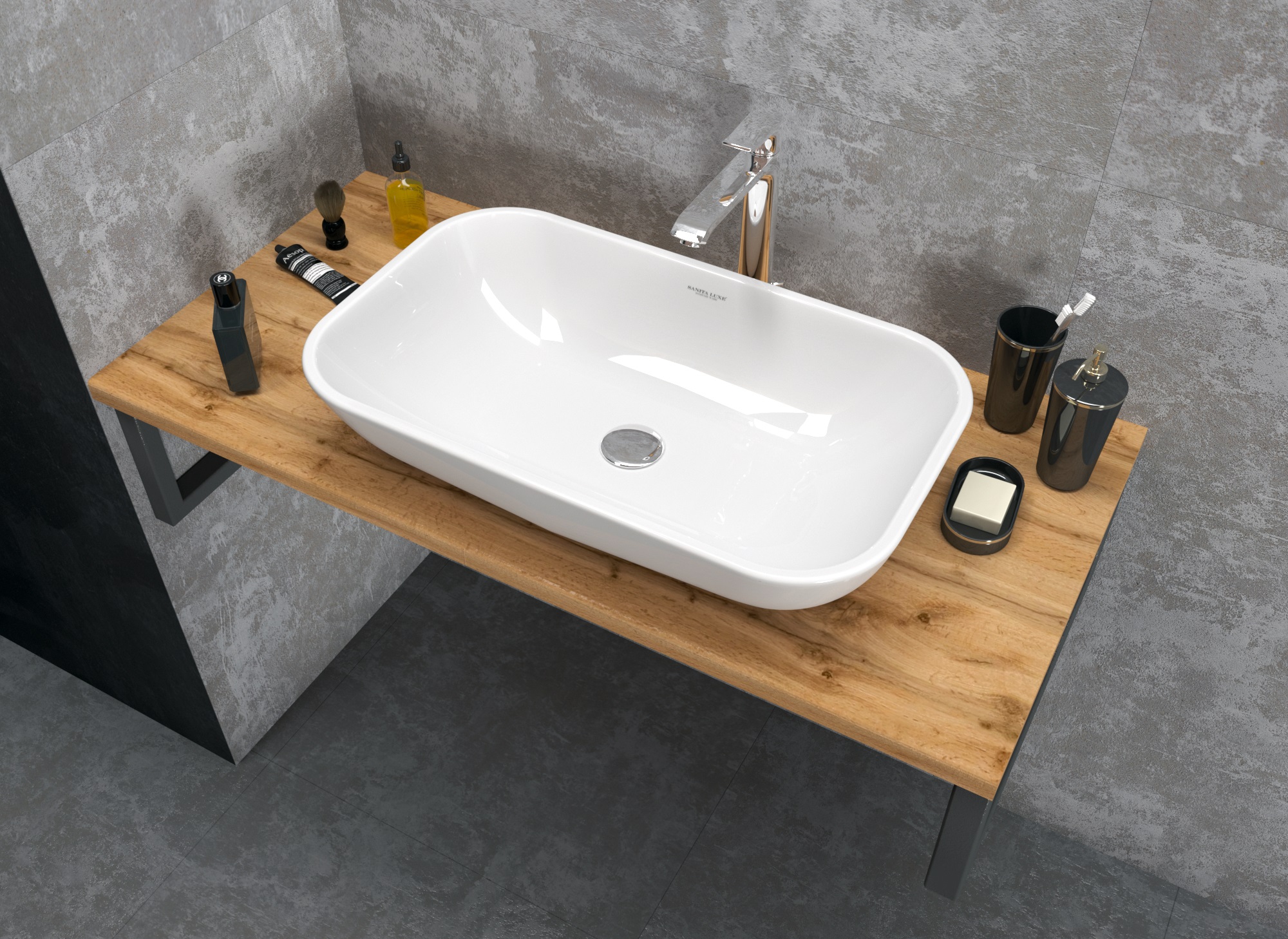 Столешница 1Marka Grunge Loft 80 У85830