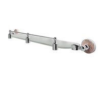 Полка стеклянная с бортиком Wasserkraft Nau K-7744 SET1579