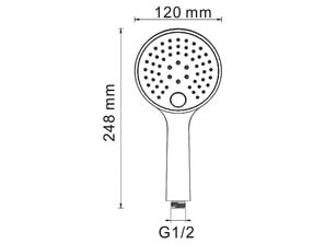 Ручной душ WasserKRAFT A060