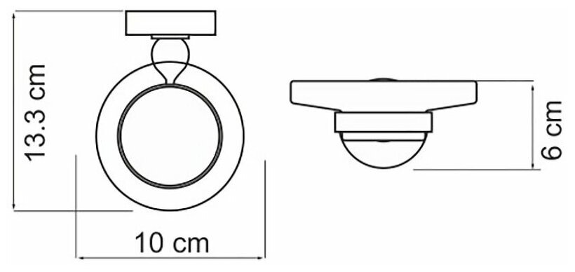 Мыльница WasserKraft K-85029/K-69029/K-77029