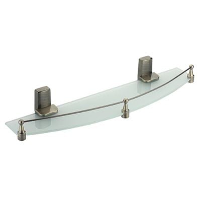 Полка стеклянная с бортиком WasserKRAFT Exter K-5244