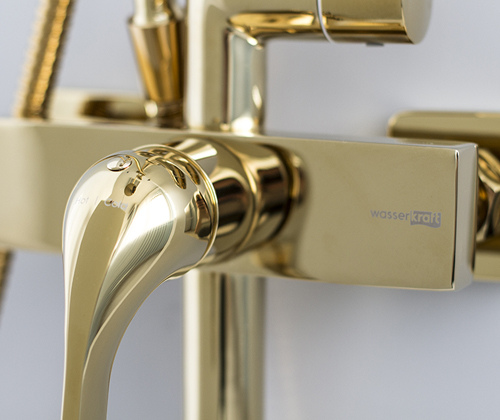 Душевая система с изливом WasserKRAFT Sauer A17101