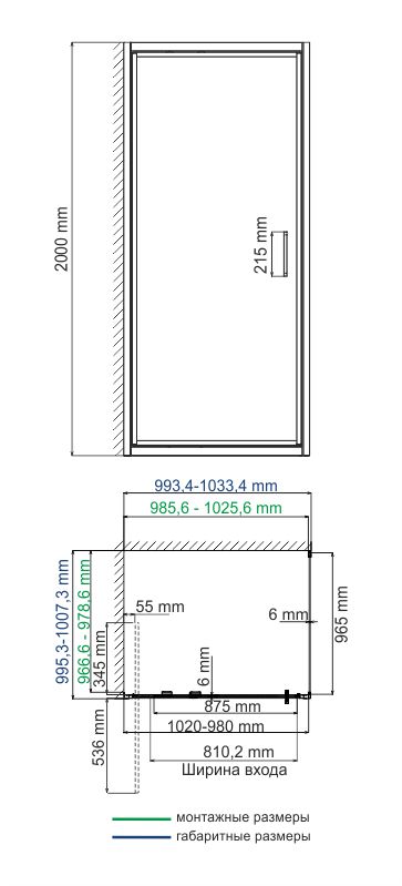 Душевой уголок (100х100) WasserKRAFT Salm 27I19
