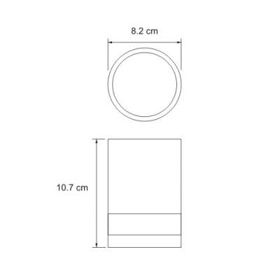 Стакан для зубных щеток WasserKRAFT Inn K-4328