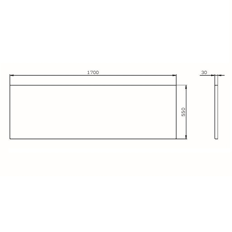 Фронтальная панель для ванны AM.PM Func 150 W84A-170-070W-P